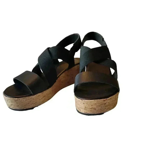 Sorel Shoes - sorel cameron Platform Strap sandals Black Women's Size 9.5